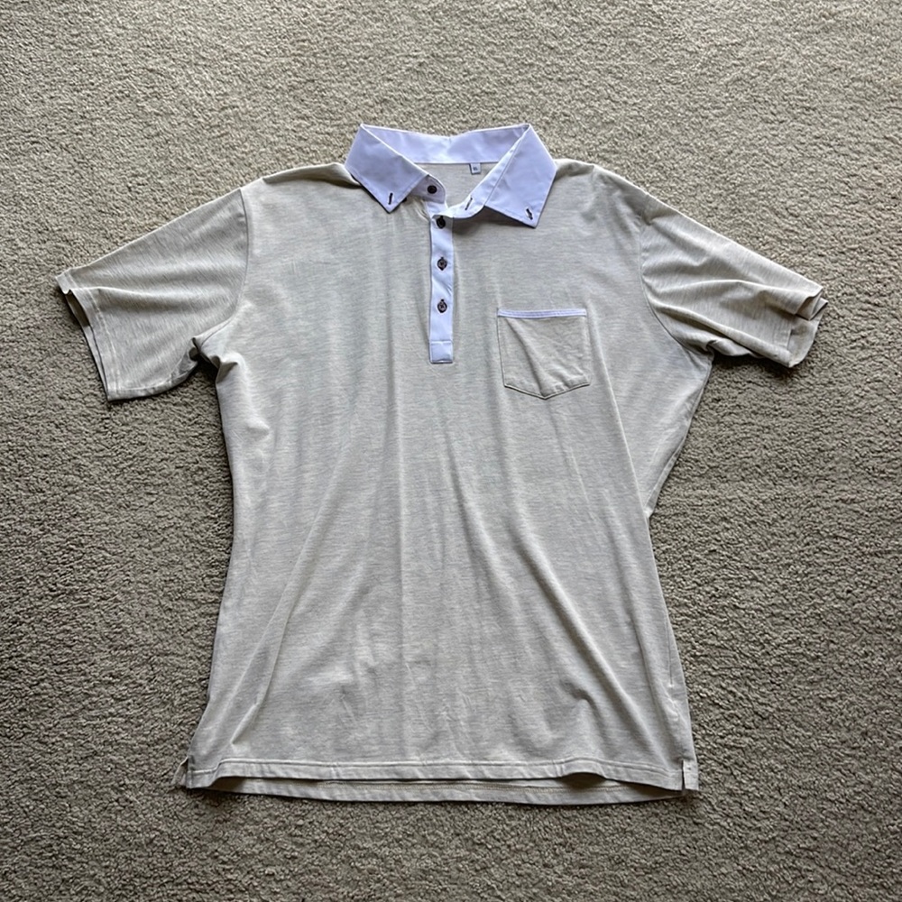 XL State and Liberty Tan Polo